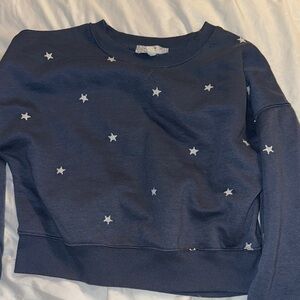 Pink Republic Blue Star Crew Neck Sweater
